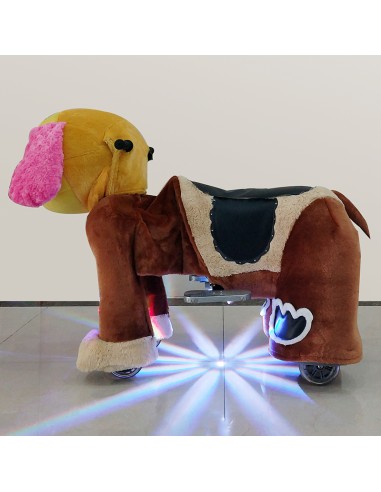 Gele en roze Hond Puppy Pluche... Gele en roze Hond Puppy Pluche...