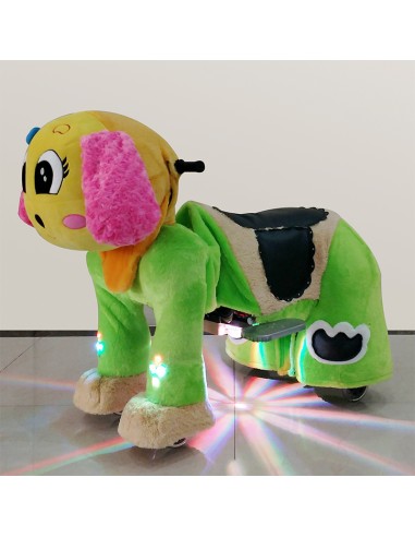 Gele en roze Hond Puppy Pluche... Gele en roze Hond Puppy Pluche...