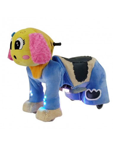 Gele en roze Hond Puppy Pluche... Gele en roze Hond Puppy Pluche...