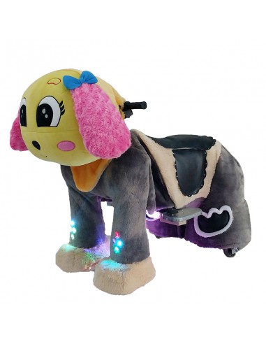 Gele en roze Hond Puppy Pluche... Gele en roze Hond Puppy Pluche...