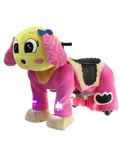 Gele en roze Hond Puppy Pluche... Gele en roze Hond Puppy Pluche...