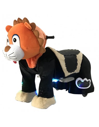 Orange Lion Plush Electric Walking...