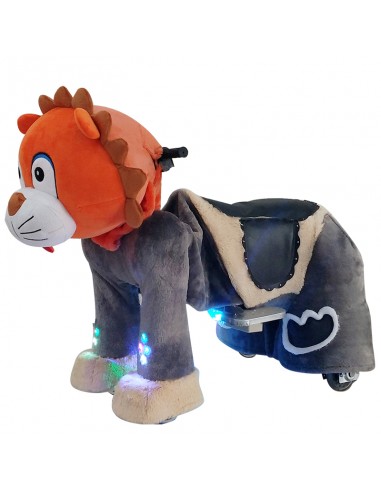Orange Lion Plush Electric Walking...