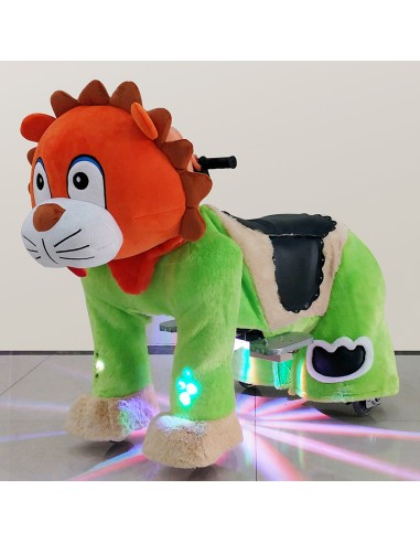 Orange Lion Plush Electric Walking...