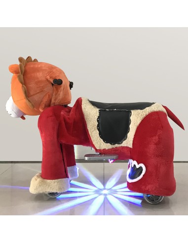Orange Lion Plush Electric Walking...