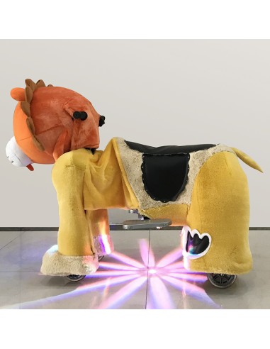 Orange Lion Plush Electric Walking...