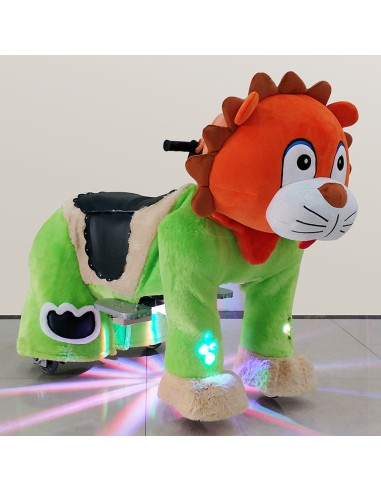 Orange Lion Plush Electric Walking...