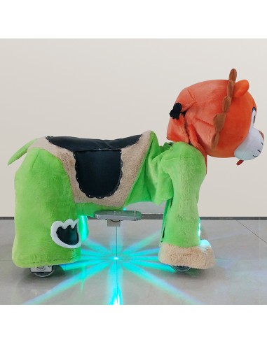 Orange Lion Plush Electric Walking...