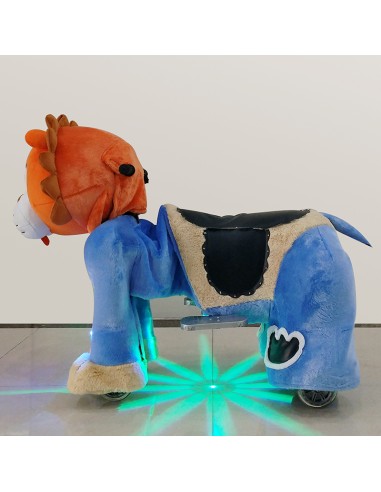 Orange Lion Plush Electric Walking...