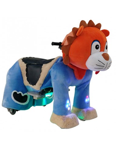 Orange Lion Plush Electric Walking...