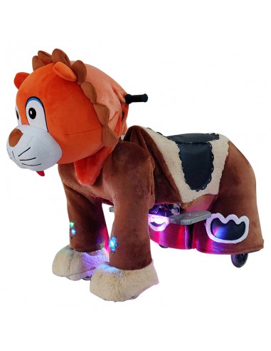Orange Lion Plush Electric Walking...