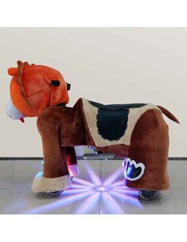 Orange Lion Plush Electric Walking...