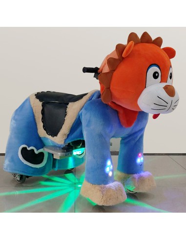 Orange Lion Plush Electric Walking...