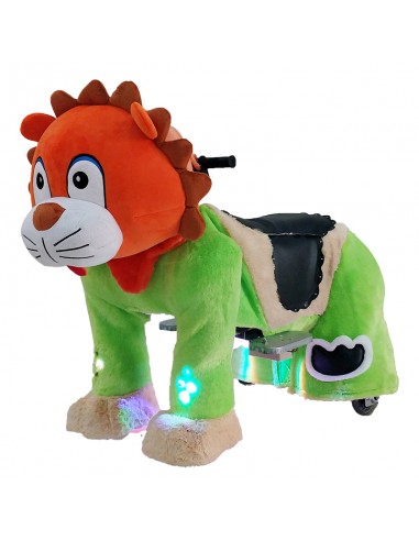 Orange Lion Plush Electric Walking...