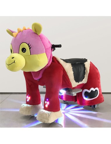 Roze Koe Dinosaur Pluche Elektrische... Roze Koe Dinosaur Pluche Elektrische...