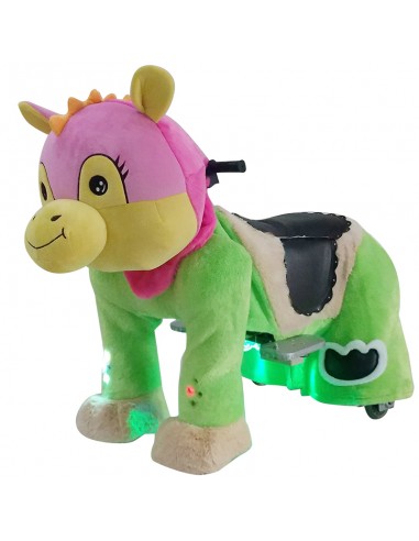 Roze Koe Dinosaur Pluche Elektrische... Roze Koe Dinosaur Pluche Elektrische...