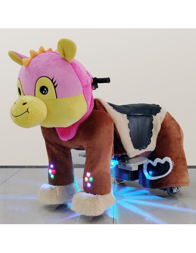 Roze Koe Dinosaur Pluche Elektrische... Roze Koe Dinosaur Pluche Elektrische...