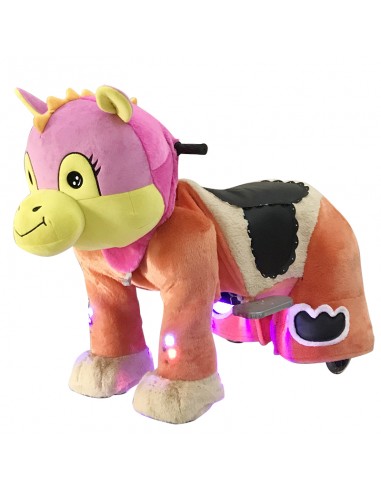 Roze Koe Dinosaur Pluche Elektrische... Roze Koe Dinosaur Pluche Elektrische...