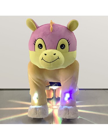 Roze Koe Dinosaur Pluche Elektrische... Roze Koe Dinosaur Pluche Elektrische...