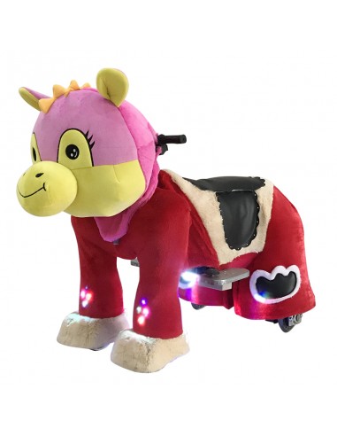 Roze Koe Dinosaur Pluche Elektrische... Roze Koe Dinosaur Pluche Elektrische...