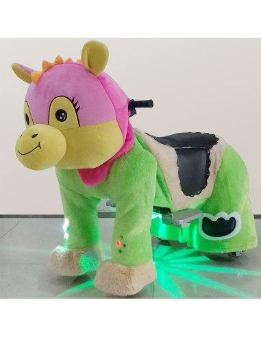 Roze Koe Dinosaur Pluche Elektrische... Roze Koe Dinosaur Pluche Elektrische...