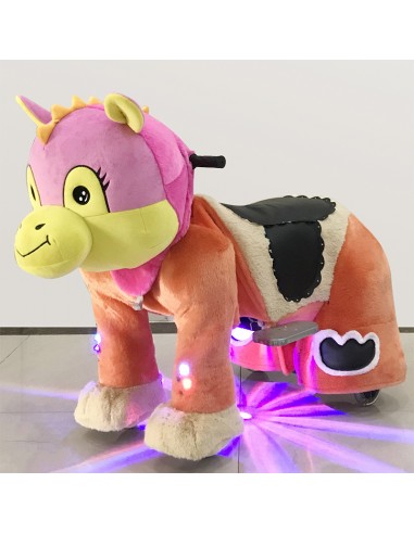Roze Koe Dinosaur Pluche Elektrische... Roze Koe Dinosaur Pluche Elektrische...