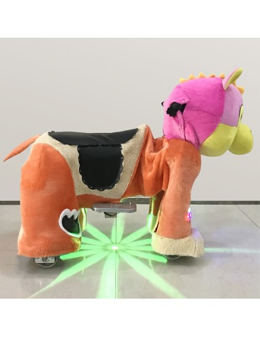 Roze Koe Dinosaur Pluche Elektrische... Roze Koe Dinosaur Pluche Elektrische...