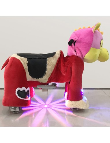 Roze Koe Dinosaur Pluche Elektrische... Roze Koe Dinosaur Pluche Elektrische...