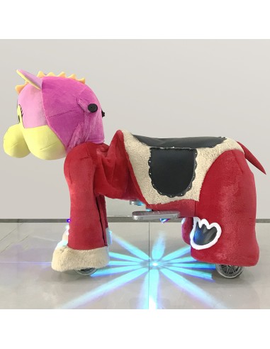 Roze Koe Dinosaur Pluche Elektrische... Roze Koe Dinosaur Pluche Elektrische...