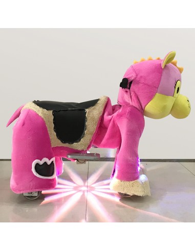 Roze Koe Dinosaur Pluche Elektrische... Roze Koe Dinosaur Pluche Elektrische...