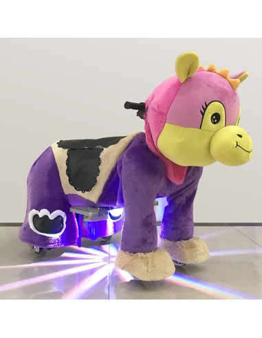 Roze Koe Dinosaur Pluche Elektrische... Roze Koe Dinosaur Pluche Elektrische...