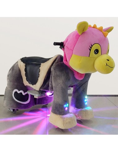 Roze Koe Dinosaur Pluche Elektrische... Roze Koe Dinosaur Pluche Elektrische...