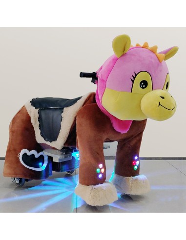 Roze Koe Dinosaur Pluche Elektrische... Roze Koe Dinosaur Pluche Elektrische...