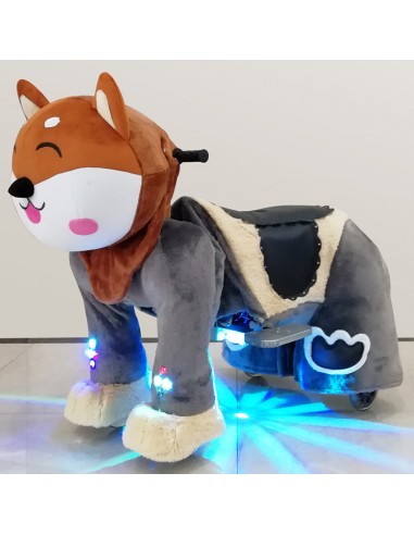 Fox Dog Plush Electric Walking Animal...