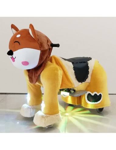 Fox Dog Plush Electric Walking Animal...