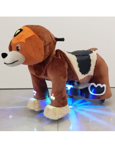 Brown Dog Plush Electric Walking...