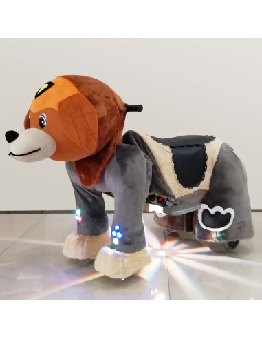 Brown Dog Plush Electric Walking...