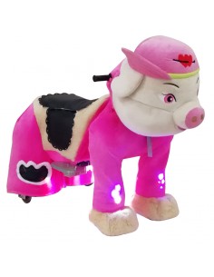 Roze Varken met en Pet...