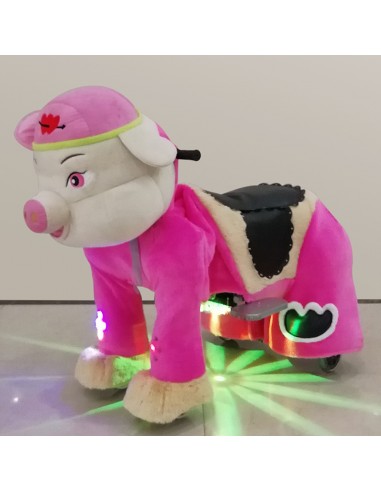 Roze Varken met en Pet Pluche... Roze Varken met en Pet Pluche...