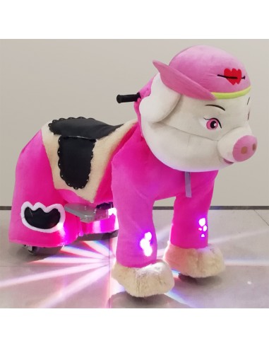 Roze Varken met en Pet Pluche... Roze Varken met en Pet Pluche...