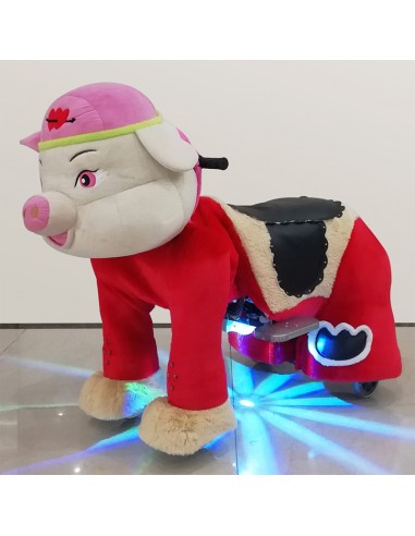 Roze Varken met en Pet Pluche... Roze Varken met en Pet Pluche...
