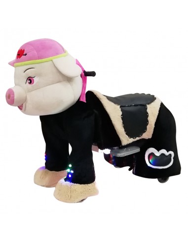 Roze Varken met en Pet Pluche... Roze Varken met en Pet Pluche...