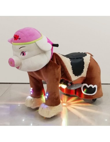Roze Varken met en Pet Pluche... Roze Varken met en Pet Pluche...