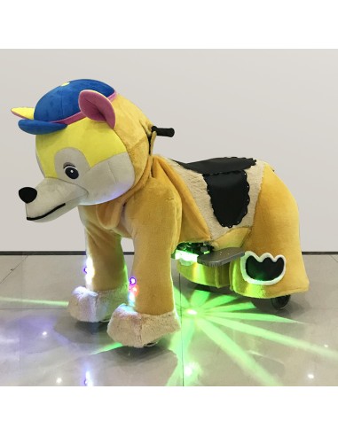 Gele Hond Pluche Elektrische Lopen... Gele Hond Pluche Elektrische Lopen...