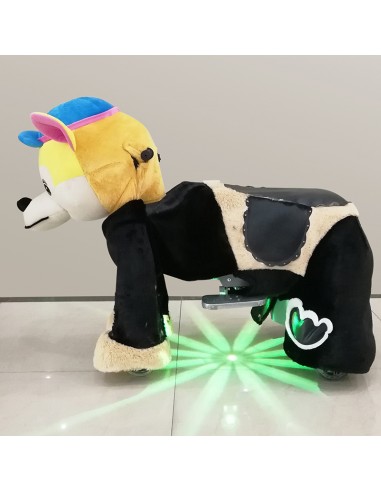 Gele Hond Pluche Elektrische Lopen... Gele Hond Pluche Elektrische Lopen...