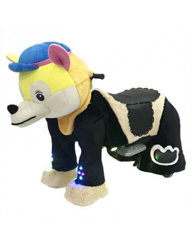 Gele Hond Pluche Elektrische Lopen... Gele Hond Pluche Elektrische Lopen...