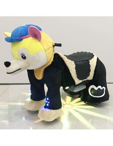 Gele Hond Pluche Elektrische Lopen... Gele Hond Pluche Elektrische Lopen...