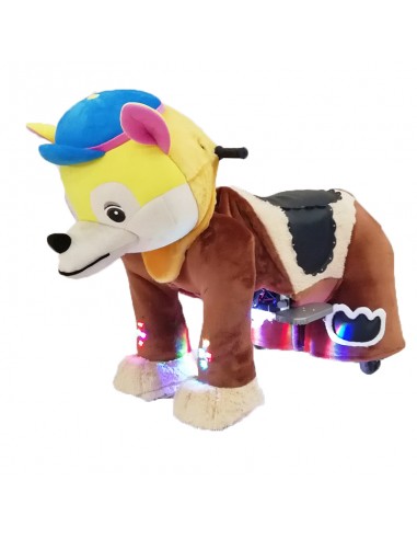 Gele Hond Pluche Elektrische Lopen... Gele Hond Pluche Elektrische Lopen...