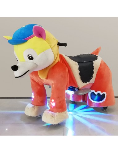 Gele Hond Pluche Elektrische Lopen... Gele Hond Pluche Elektrische Lopen...