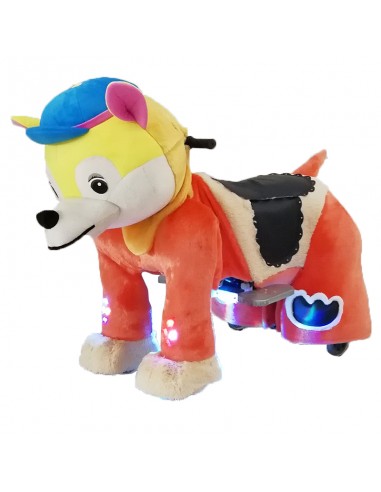 Gele Hond Pluche Elektrische Lopen... Gele Hond Pluche Elektrische Lopen...